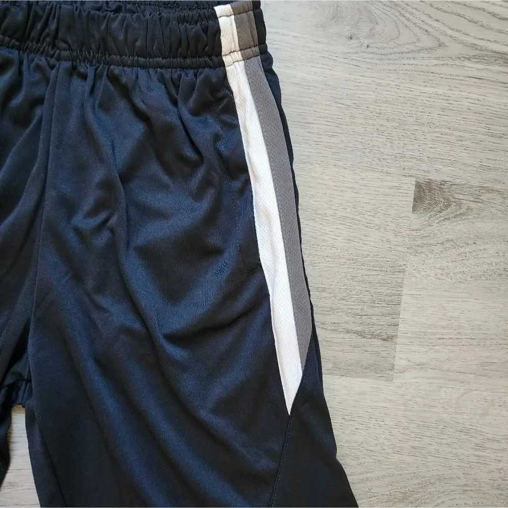 RBX Boy's Athletic Activewear Casual Everyday Pull On Black Shorts Small S 8